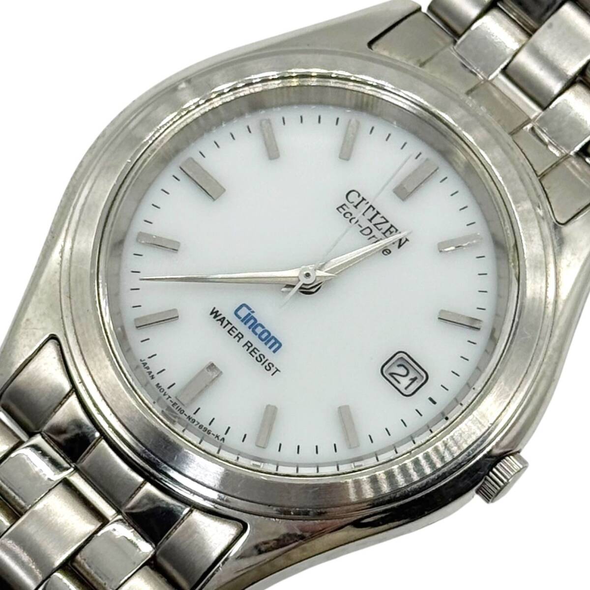 稼働 美品 CITIZEN シチズン Eco-Drive エコドライブ E013-S075025 