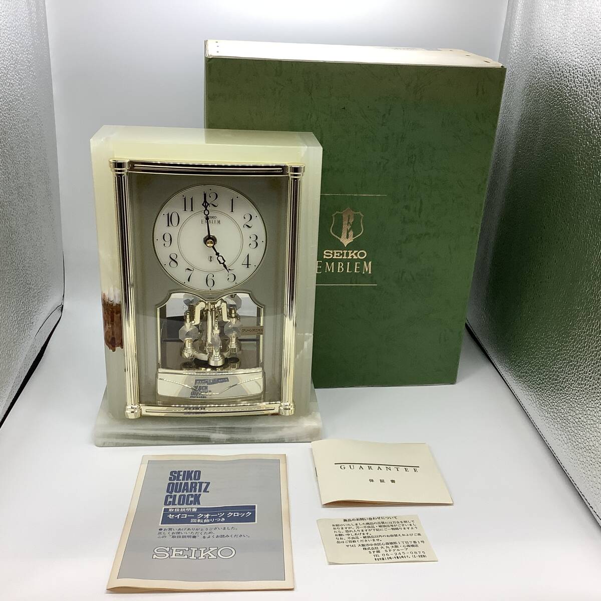 ハイクオリティモデル SEIKO セイコー 置時計 QW425G QUARTZ クォーツ