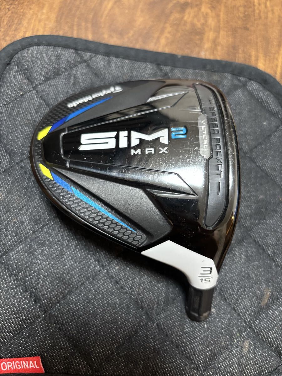 名器！】 テーラーメイド SIM2 MAX フェアウェイウッド ヘッドのみ 3W