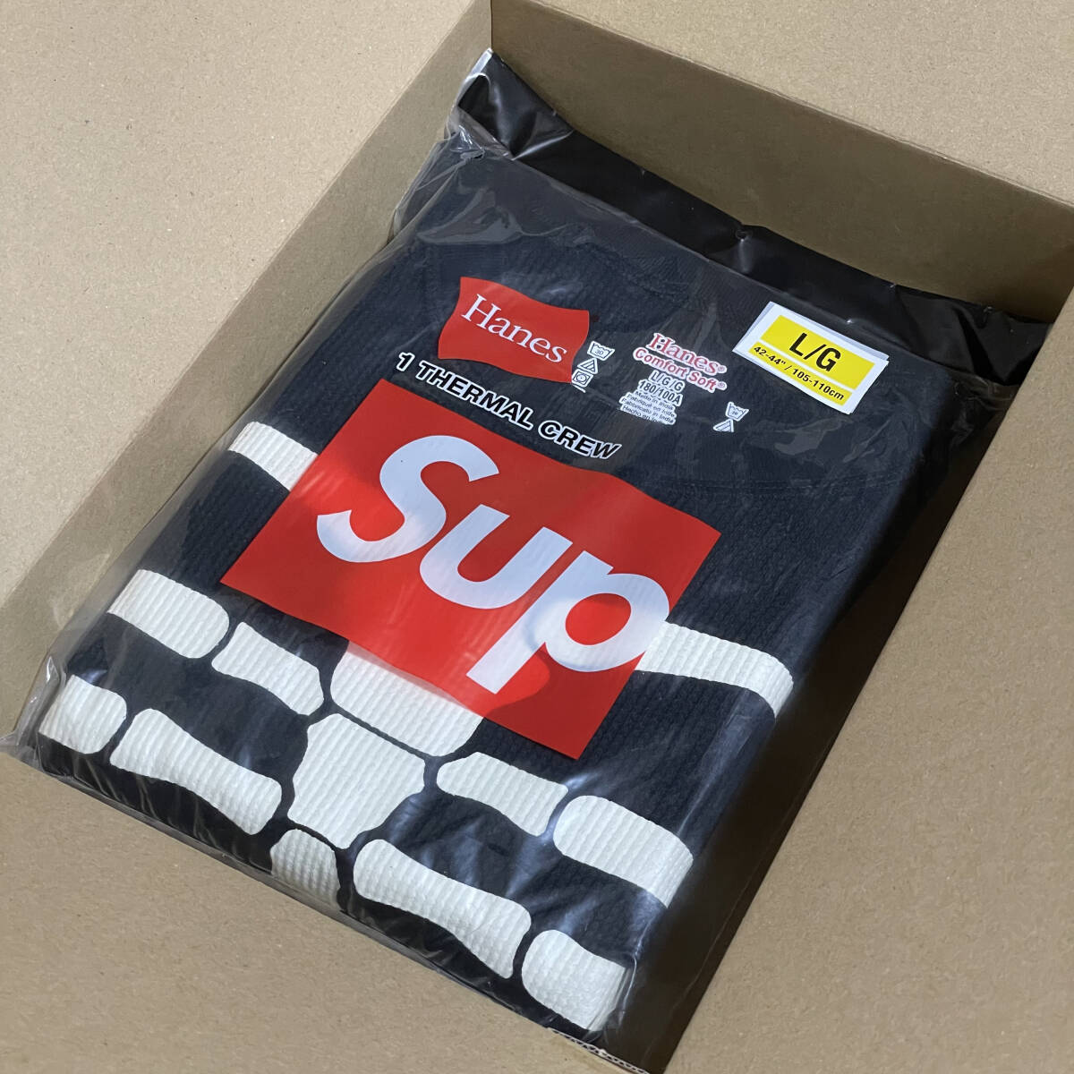 25FW Supreme Hanes Bones Thermal Crew シュプリーム ヘインズ