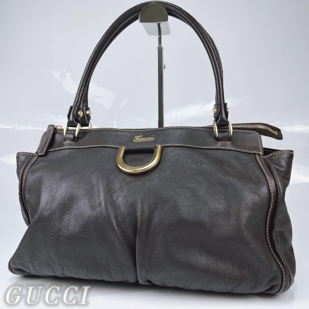 グッチ GUCCI 652680 レザー GGマーモント トートバック ダリア 