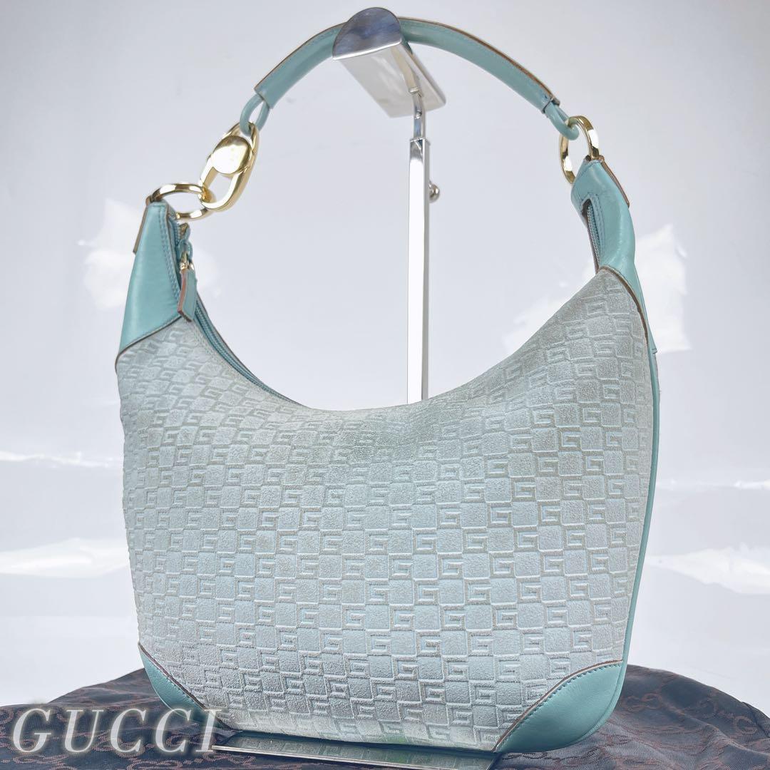 良品　GUCCI グッチ GGキャンバス アクセサリーポーチ ミニハンドバッグ GUCCI（グッチ） バッグ アクセサリーポーチ GGキャンバス ブラック