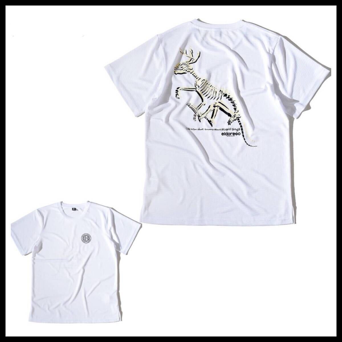 keeprunningforbeer ELDORESO 白 Tシャツ L ELDORESO エルドレッソ Tシャツ KEEP RUNNING FOR BEER 白 | Shop at