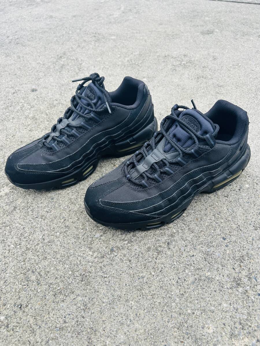 Nike Air Max 95 Essential Triple Black Dark Grey All ナイキ エア