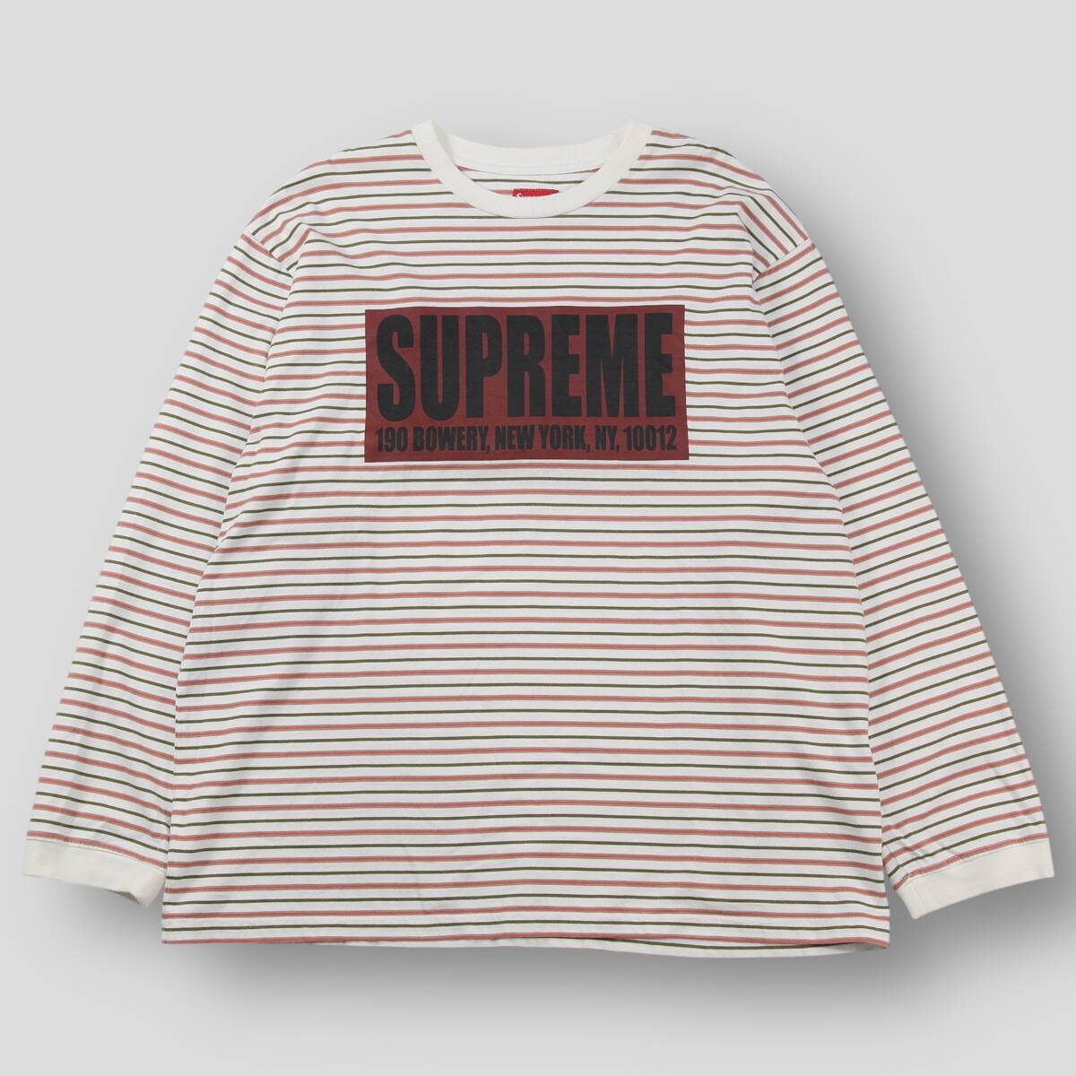 Supreme Stripe Shirt ストライプシャツ 長袖 ブラック L | Shop at
