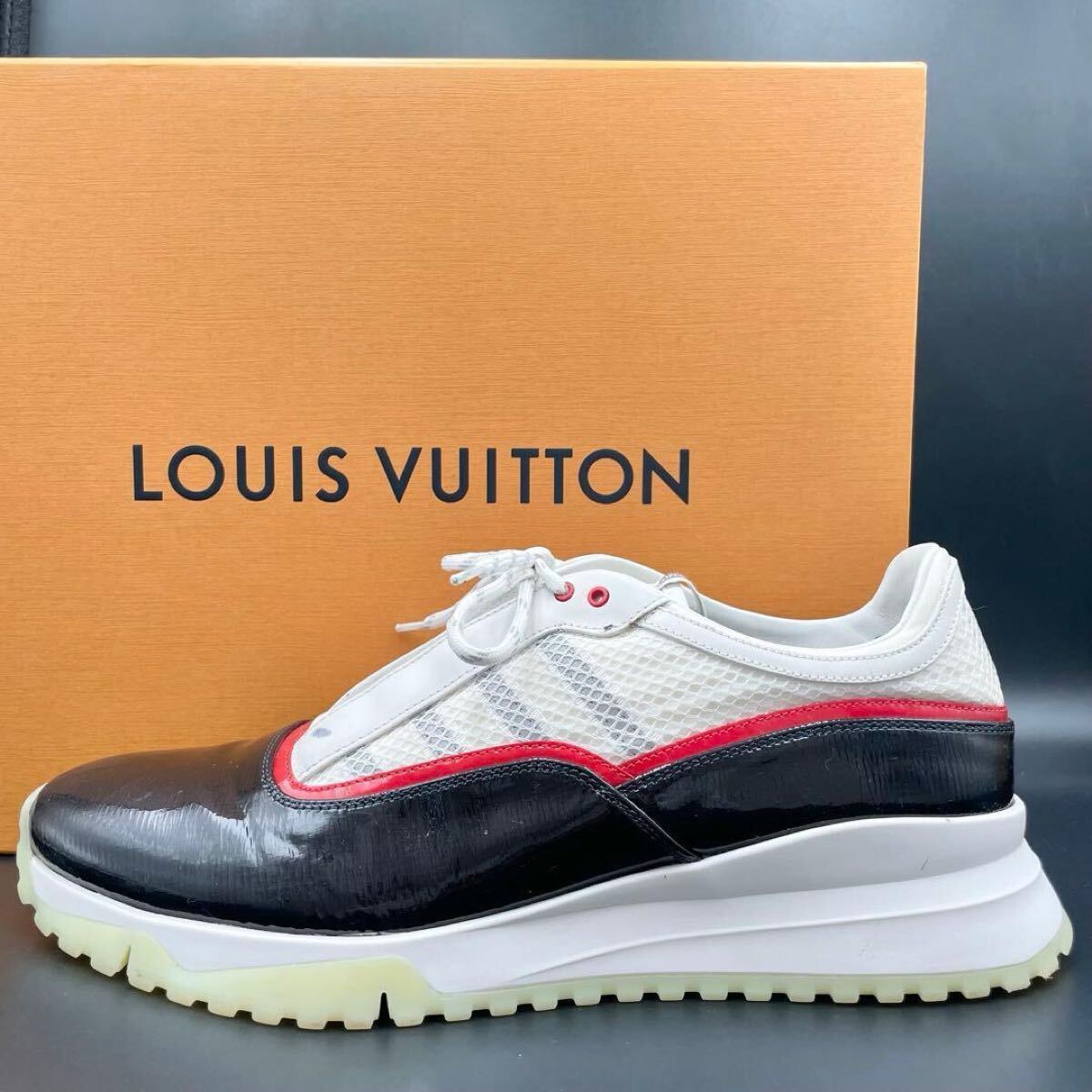 ルイヴィトン LOUIS クロコ型押し VUITTON スニーカー ルイヴィトン 