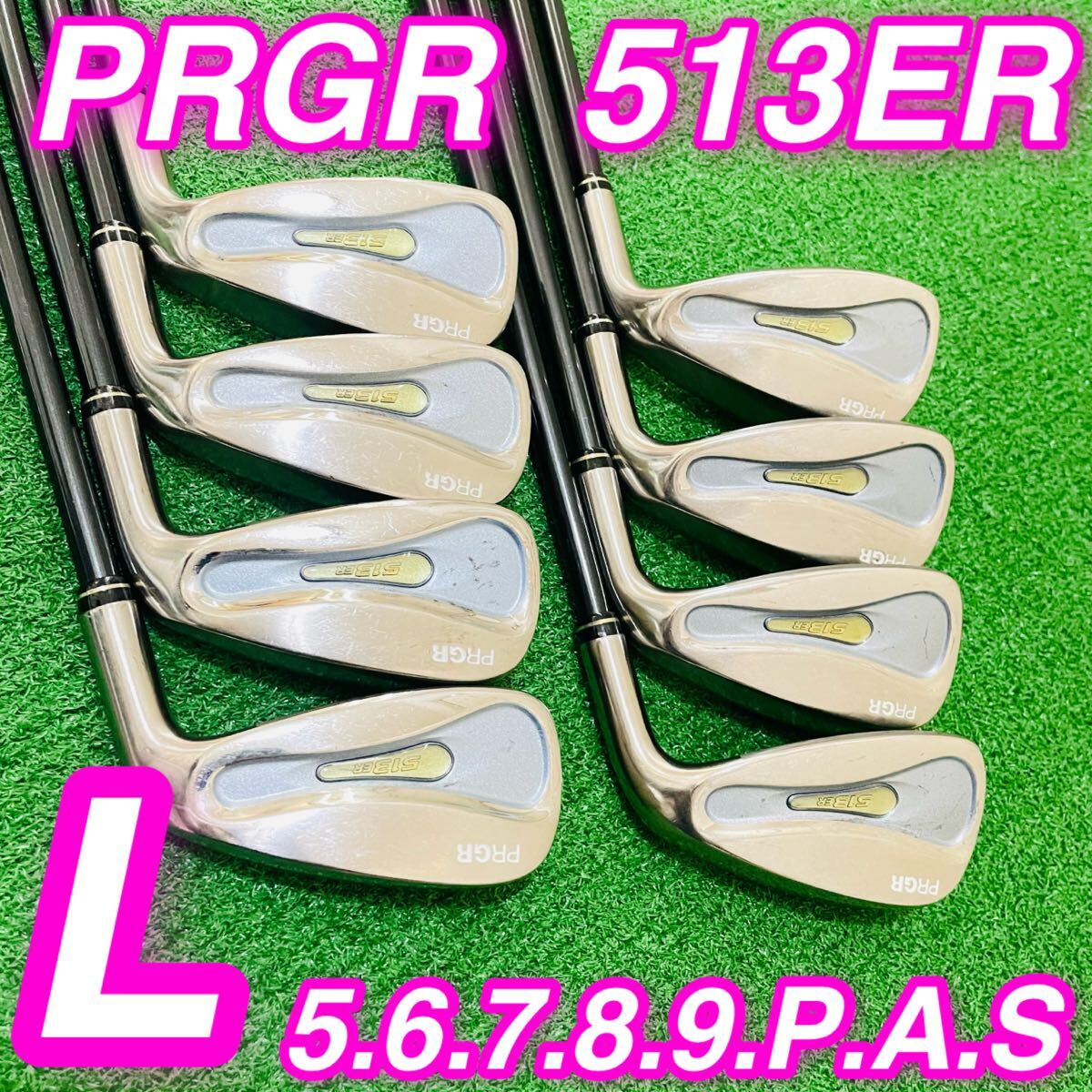 PRGR CT-508 レディース ゴルフクラブ アイアン 6本セット 5-9.S 女性