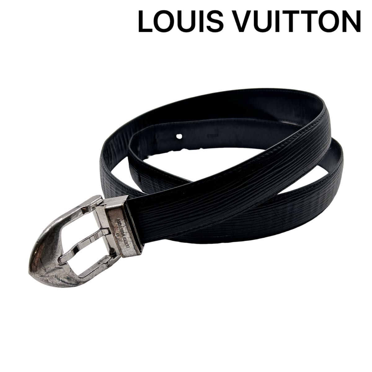 LOUIS VUITTON★難あり★本物メンズ★エピベルト★黒 LOUIS VUITTON☆難あり☆本物メンズ☆エピベルト☆黒 | Shop at