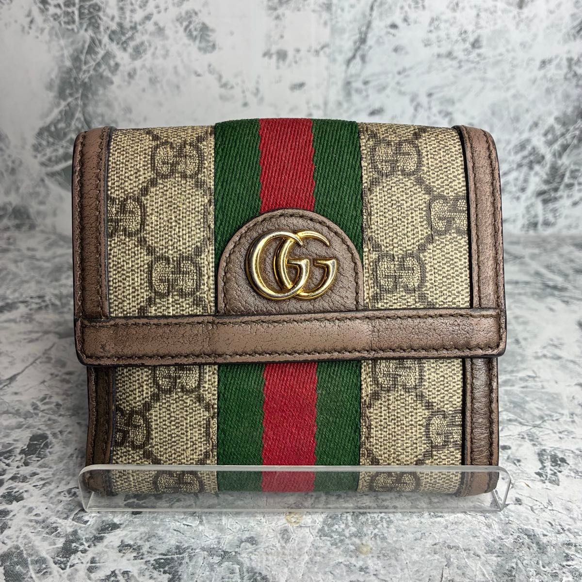 グッチ GUCCI マーモント GG 二つ折り財布 GGマーモント オフィディア