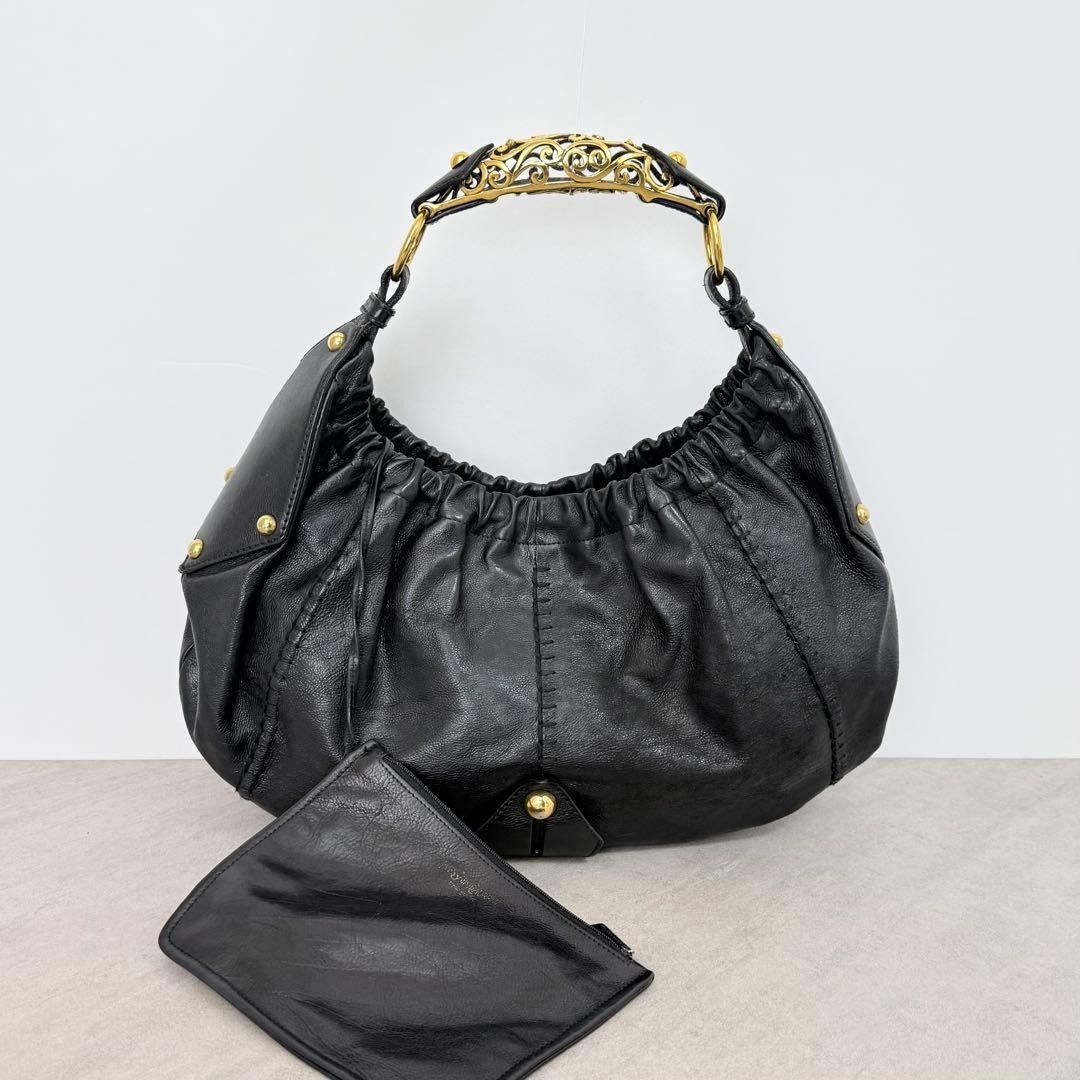 Yves saint Laurent ナジャ ワンショルダーバッグ スエード Women's