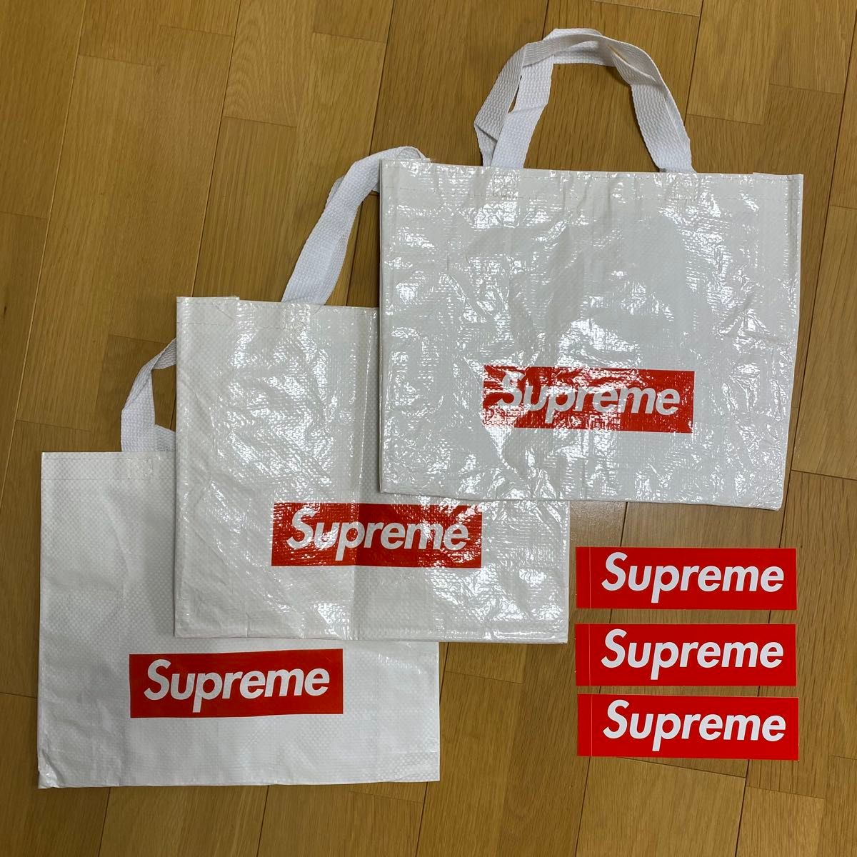 Supreme シュプリーム ショップバック ステッカー セット | Shop at