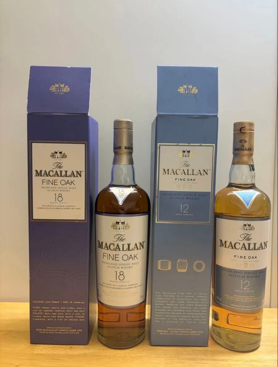 ☆終売品☆マッカランファインオーク☆12年☆700ml☆5本☆ MACALLAN