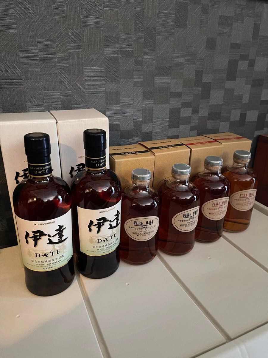 ニッカ 伊達 ウイスキー ２本 700ml 新品未開封 入手困難!!ニッカ 伊達 700ml 瓶 2本セット 箱付き☆ | Shop at