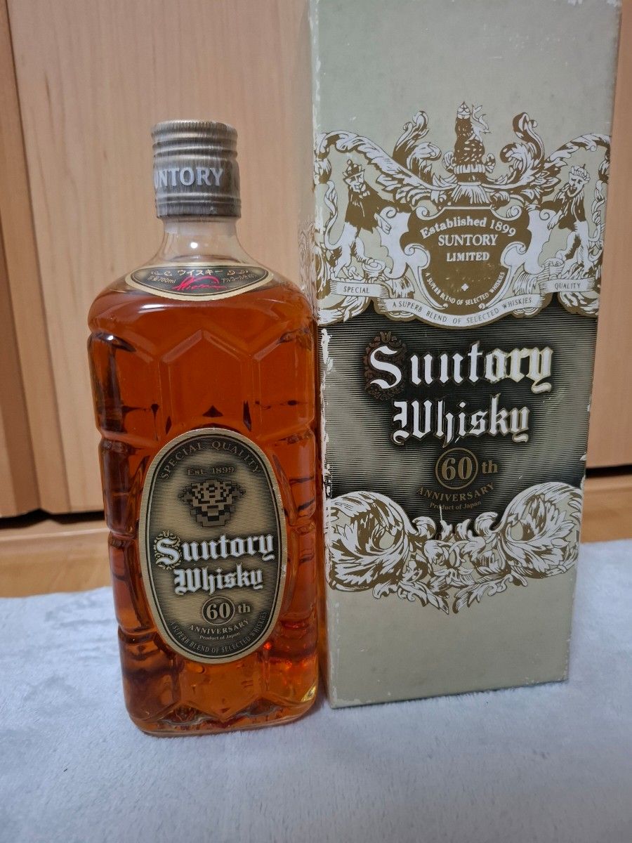 サントリーウイスキー 60周年記念ボトル 60th ANNIVERSARY SUNTORY