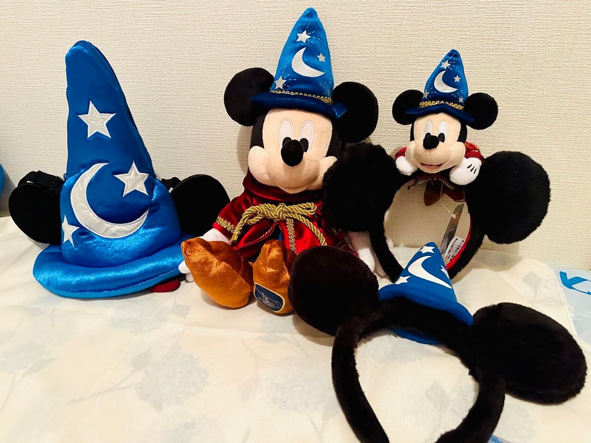 ディズニー100 プラチナ プレミアムぬいぐるみ 魔法使いの弟子ミッキー