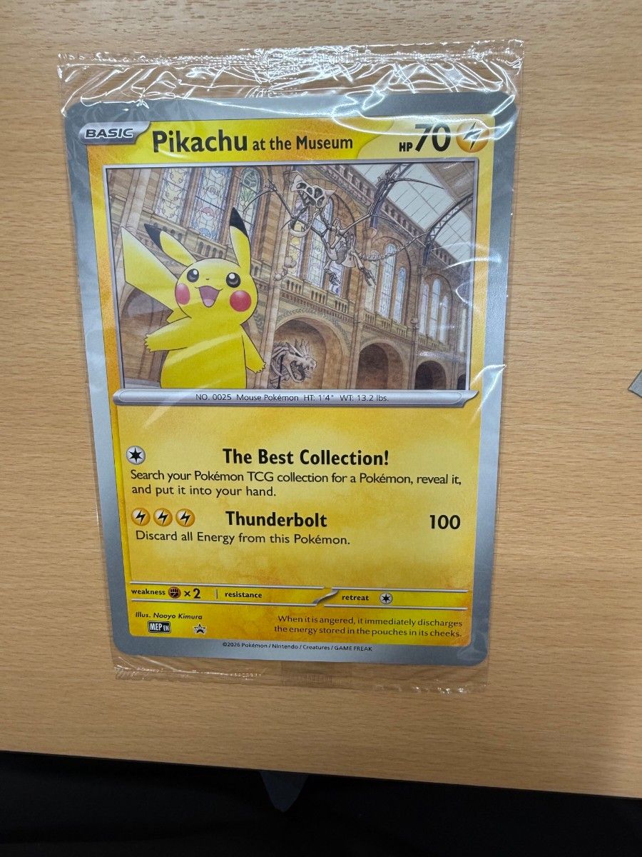 10枚セット！Pikachu at the Museum ピカチュウ ロンドン 博物館
