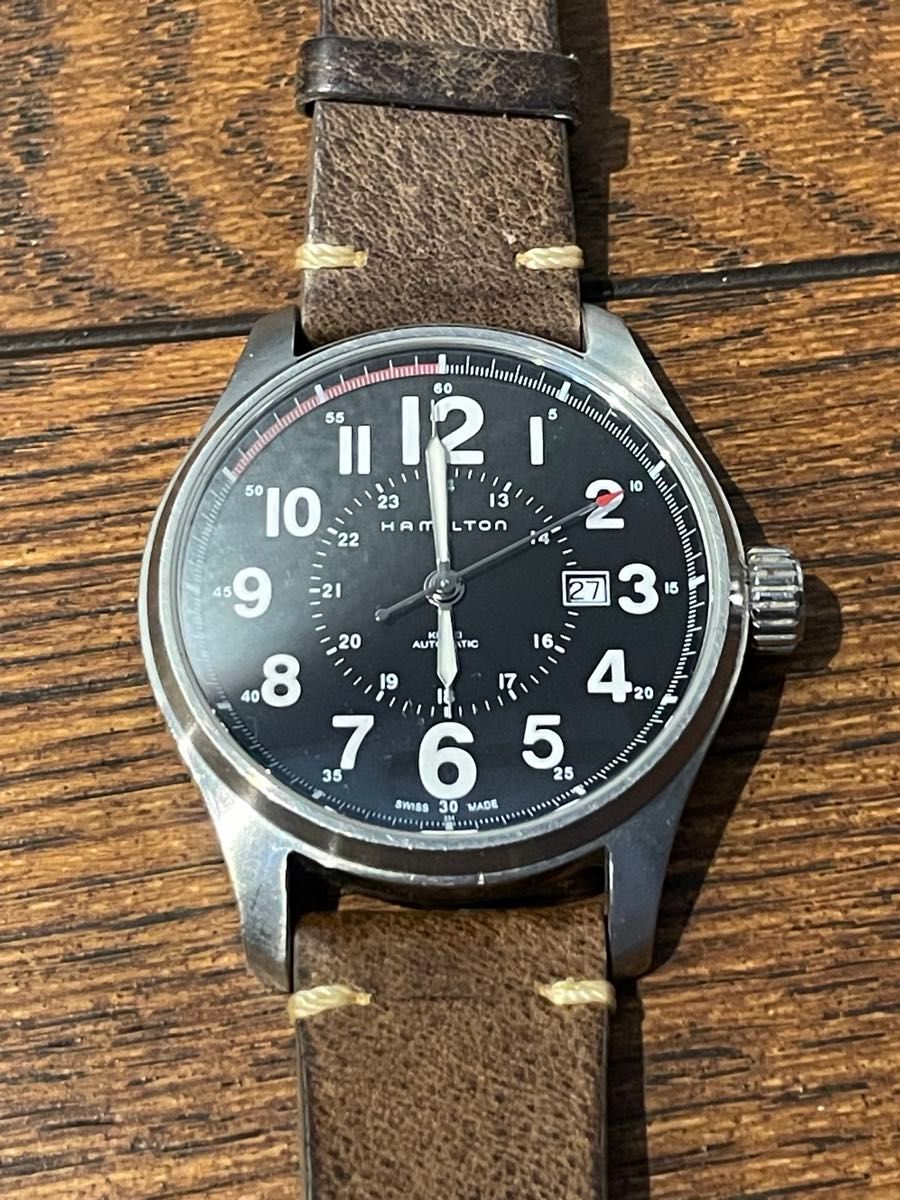 極美品/完品】ハミルトン カーキフィールド クォーツ H68551733 未使用 