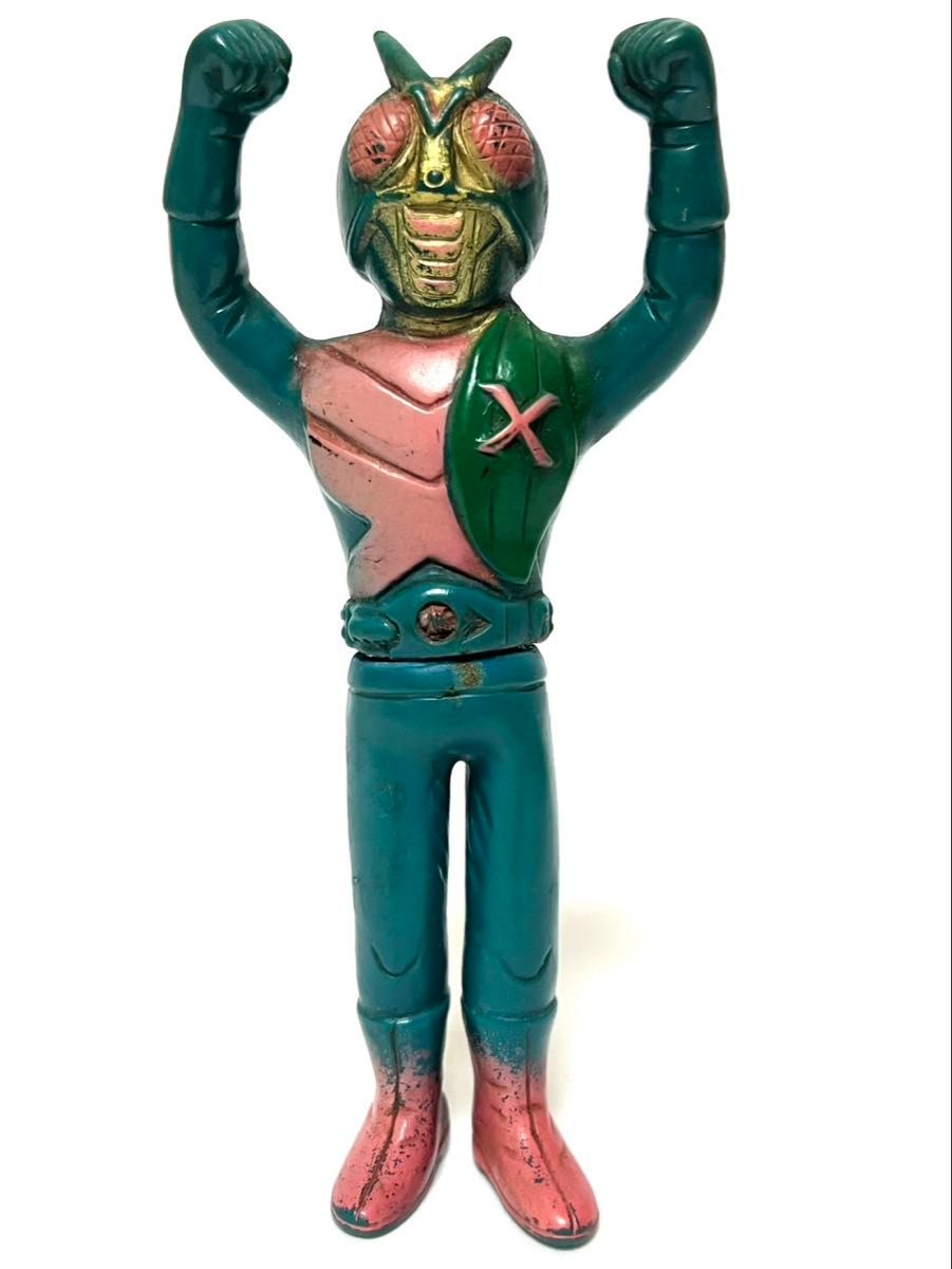 珍色！希少！仮面ライダー ソフビ ペンダント パチ（ポピー タカトク