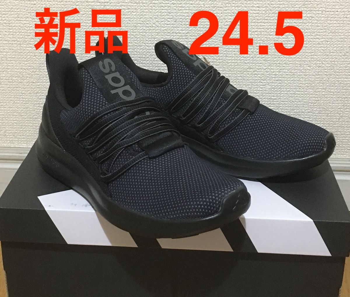 Adidasアディダス スリッポン スニーカー メンズ 25cm 白/黒 Lite 