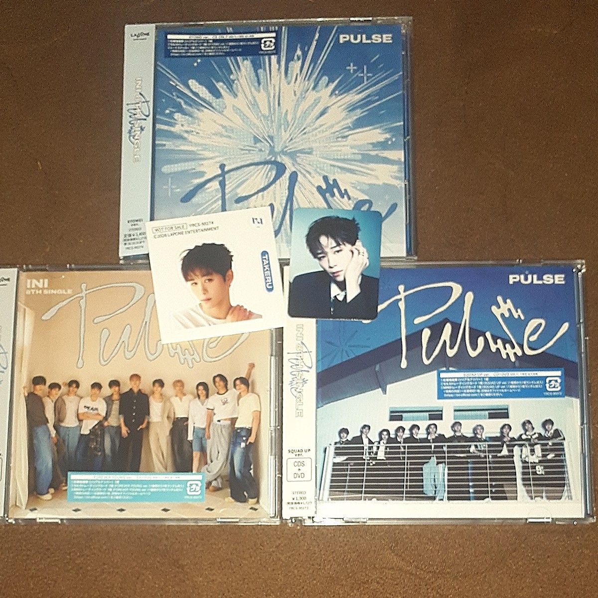 INI 8th SINGLE PULSE 3形態セット トレカ 封入 藤牧京介 | Shop at