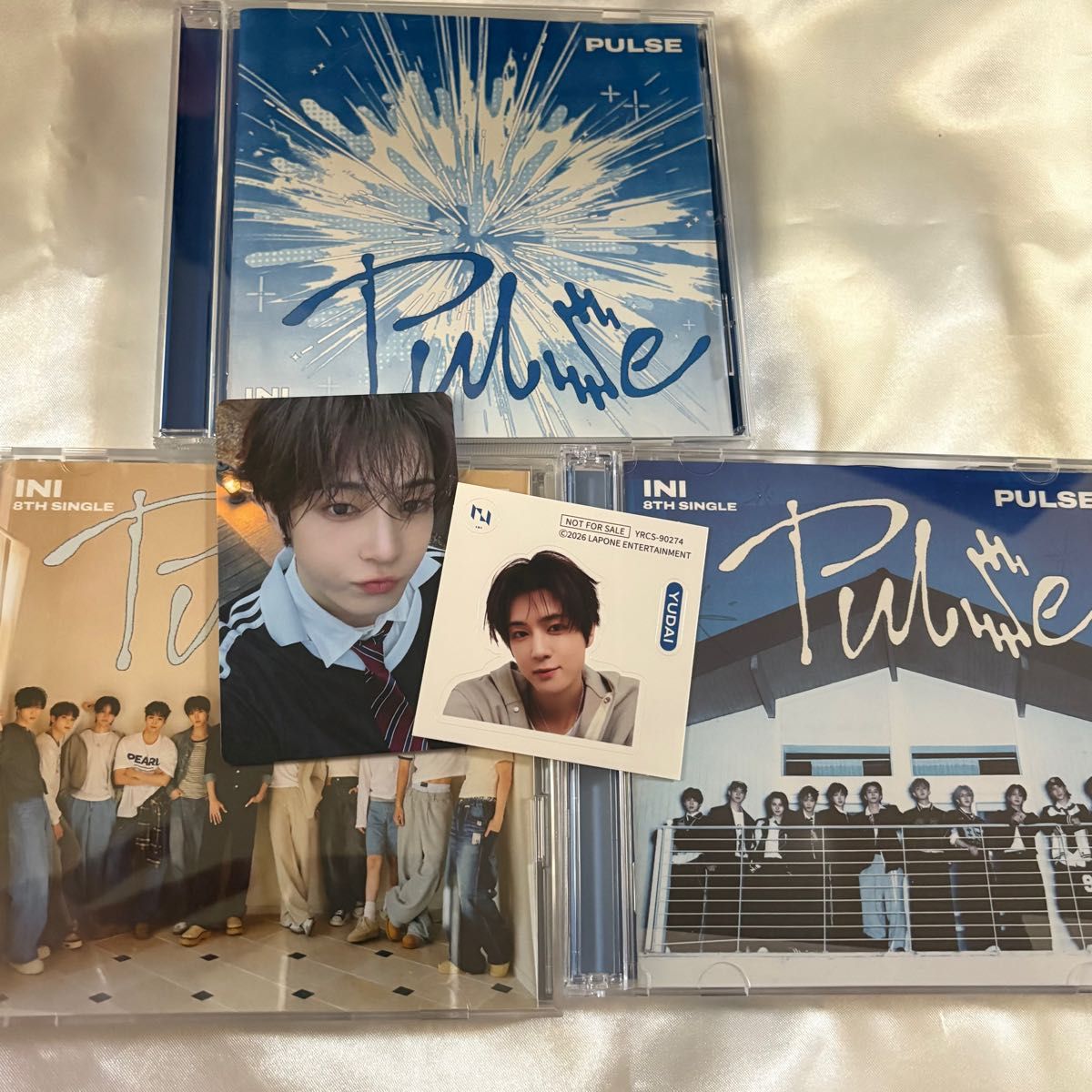 INI 8th SINGLE PULSE 3形態セット トレカ 封入 藤牧京介 | Shop at