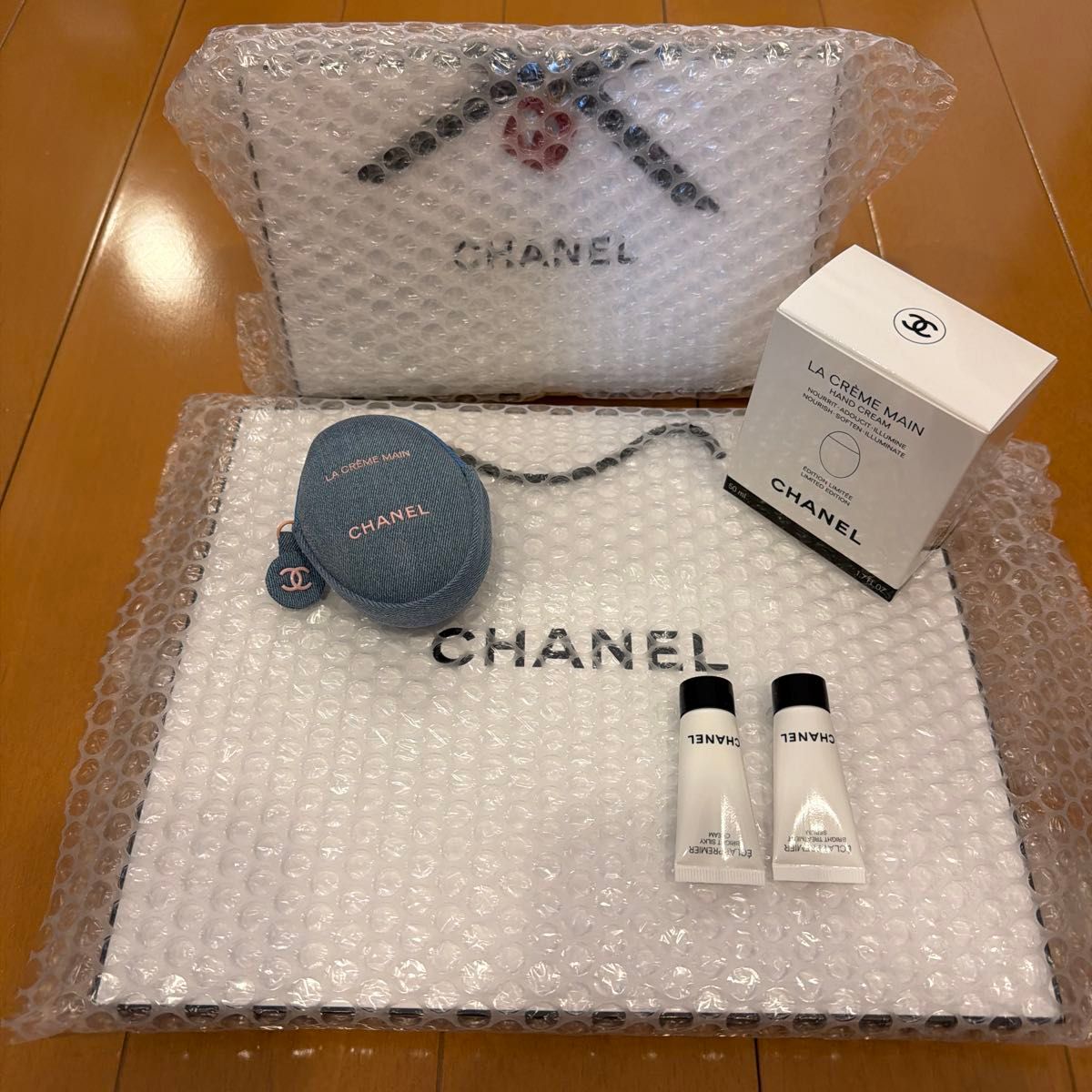 CHANEL シャネル ラ クレーム マン デニム デニムポーチ付 ギフト