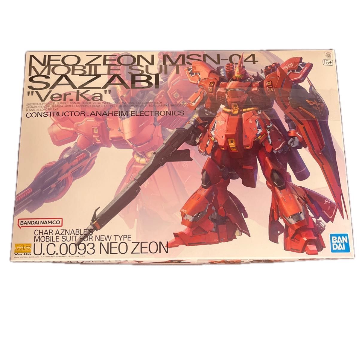 MG 1/100 νガンダム Ver.Ka 機動戦士ガンダム 逆襲のシャア 未組立品