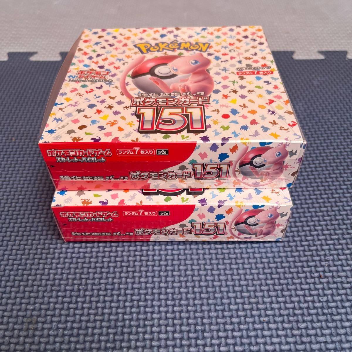 新品未開封ポケモンカード 151 シュリンク付き 2box 公式通販 新品未