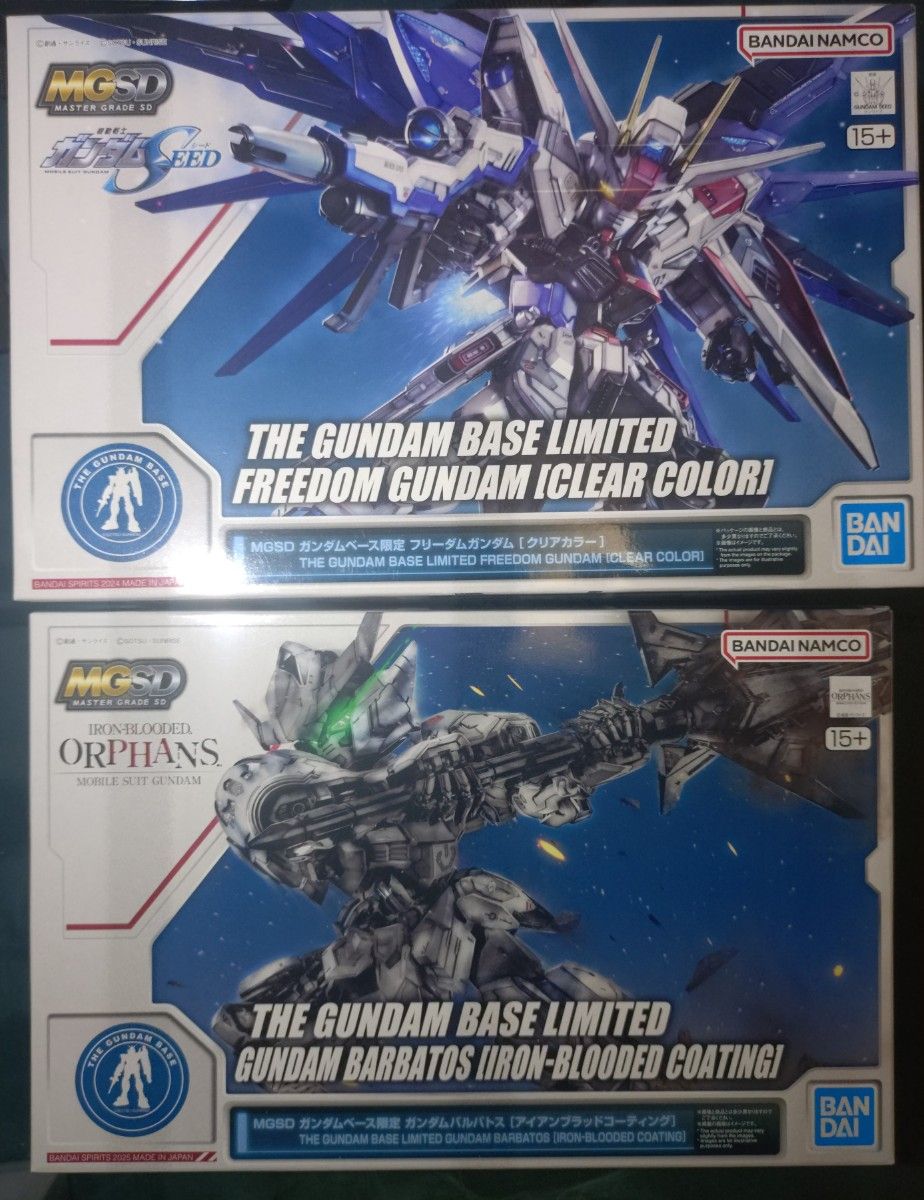 MGSD ガンダムバルバトス デスティニー フリーダム ウイングゼロEW 4体