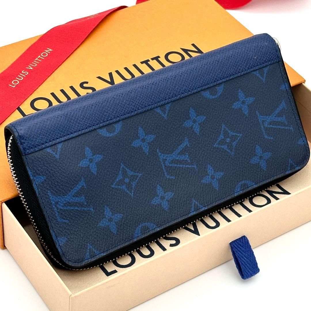 ルイヴィトン 長財布 ジッピーウォレット ダミエアズール LOUIS