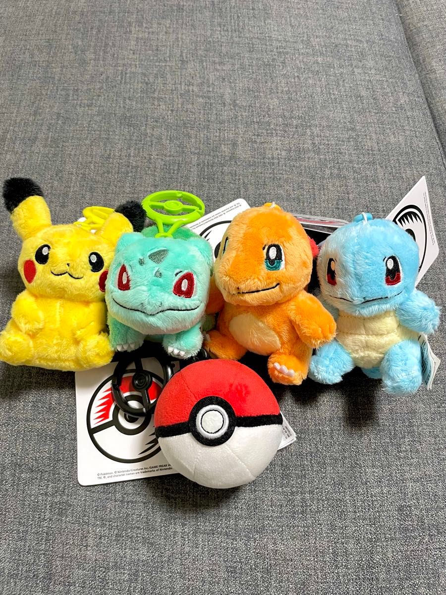 ポケモン 一番くじ 30周年 ヒトカゲ ゼニガメ ぬいぐるみ メタル