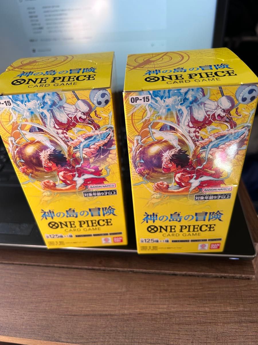 ONE PIECE CARD GAME 蒼海の七傑 神の島の冒険 OP-14 OP-15 BOX 新品未