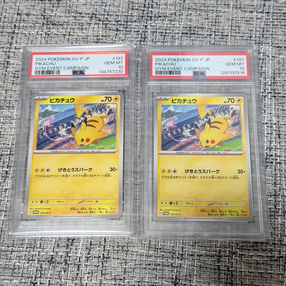 ピカチュウ SV-P げきとうスパーク プロモ PSA10 | Shop at