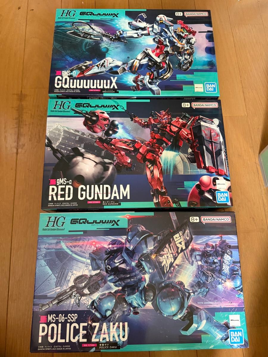 【ジャンク扱い】HGガンプラ 6種組立済み（素組み) ④ガンダム ガンプラ HG 組み立て済み ジャンク品 4体セット ジークアクス系
