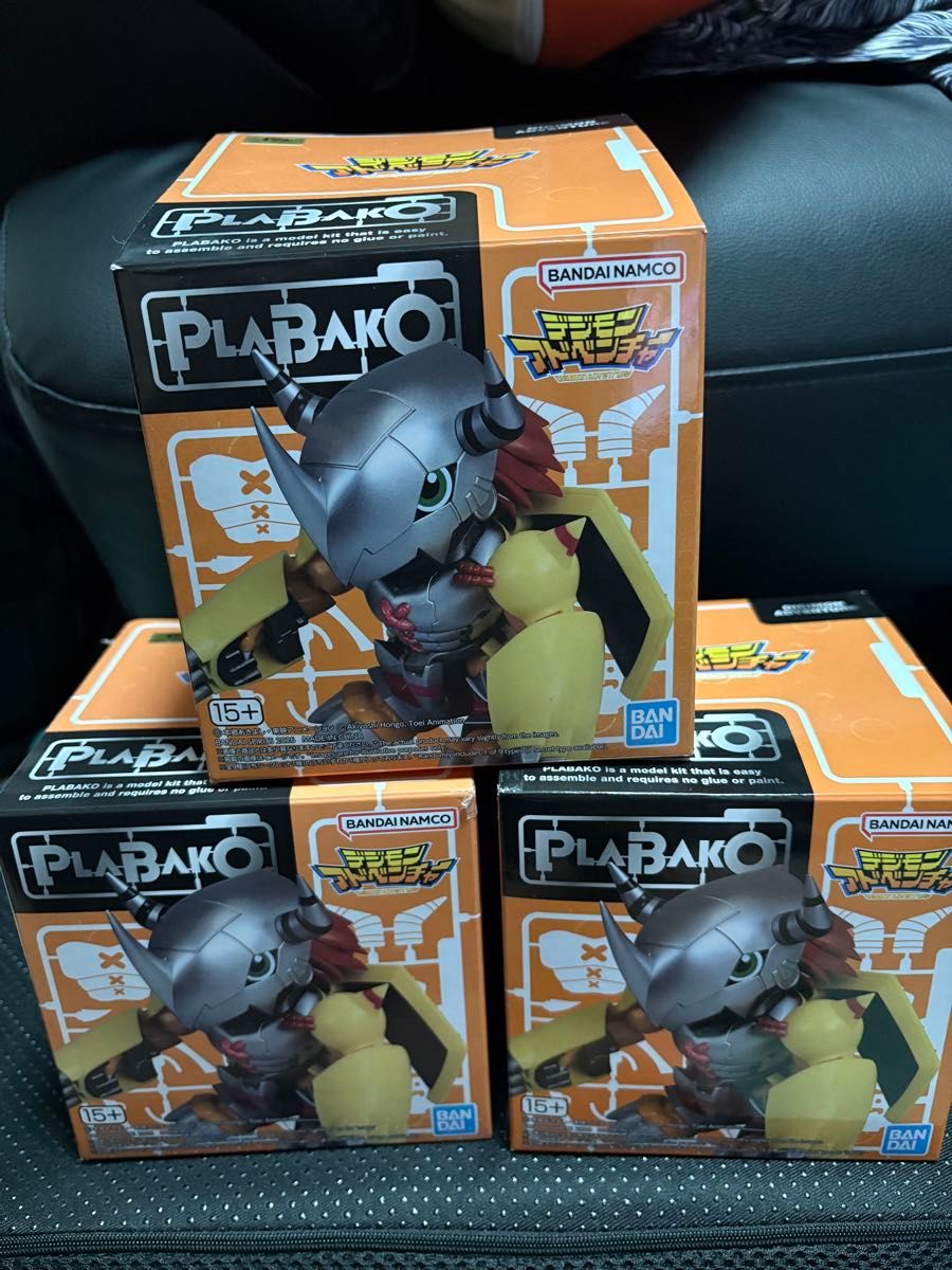 PLABAKO デジモンアドベンチャープラモデルメタリック・クリアカラー 4