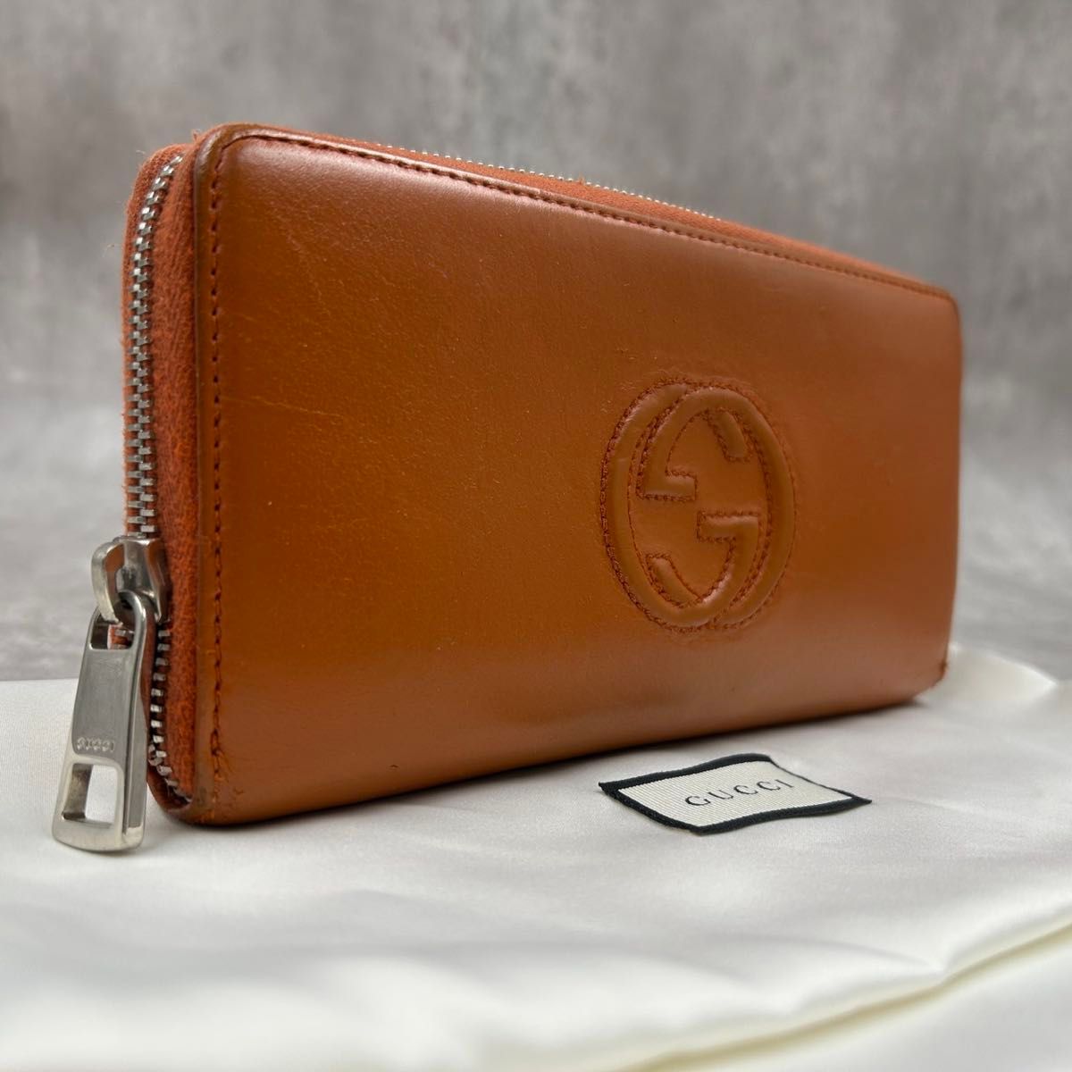 GUCCI ビッグロゴ ラウンドジップ 長財布 グッチ | Shop at 
