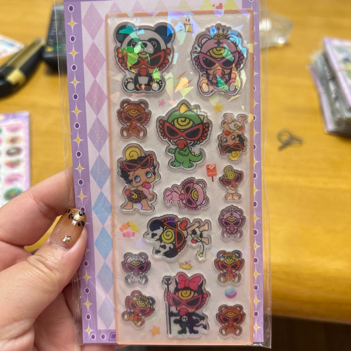 ヒステリックミニ ヒスミニ キラキラ ステッカー シール | Shop at