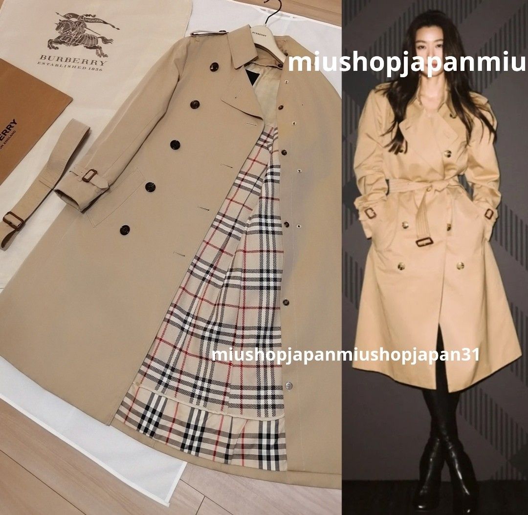 黒襟！ Burberry's ノバチェック XL ステンカラーコート ベージュ