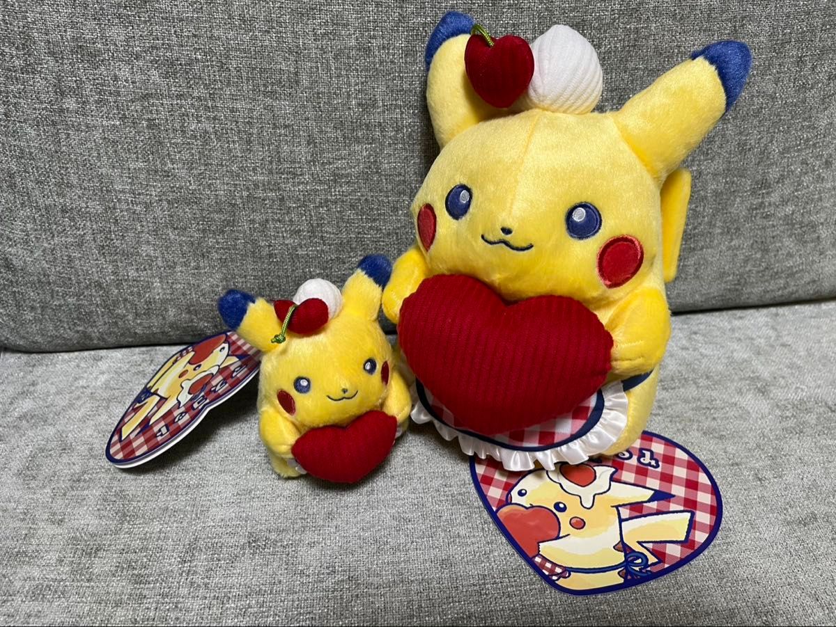 PIKACHU DINER ピカチュウダイナー ぬいぐるみ マスコット 3点セット