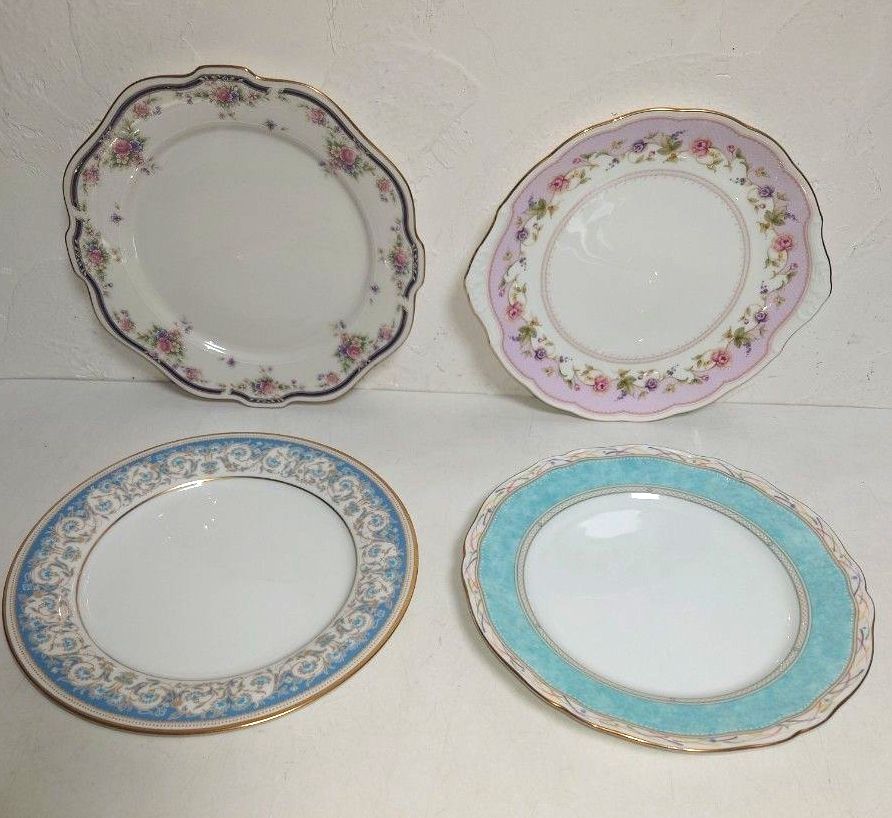 17枚】ノリタケNoritake プレート 皿 薔薇 バラ 花柄 サラダ パスタ