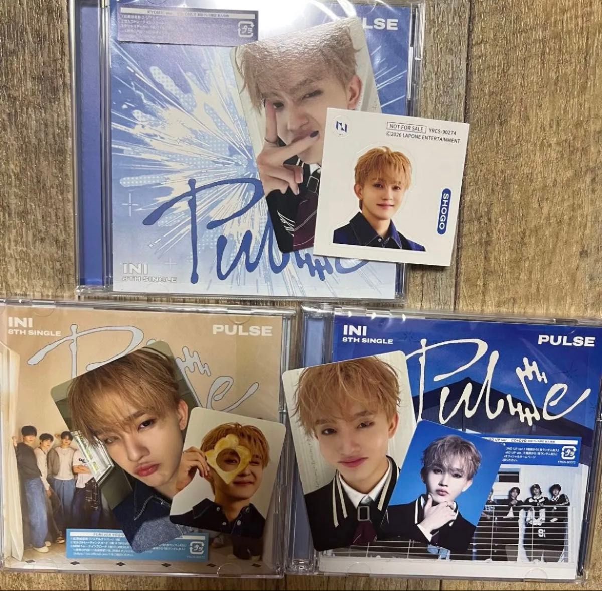 INI 8TH SINGLE PULSE トレカ コンプ 3形態セット | Shop at