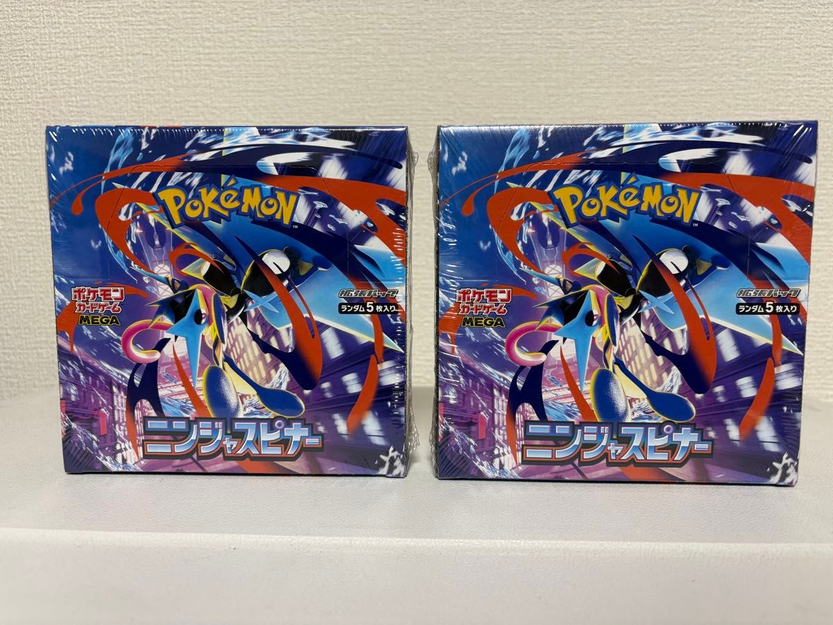 ポケモンカードゲーム MEGA 拡張パック ニンジャスピナー シュリンク