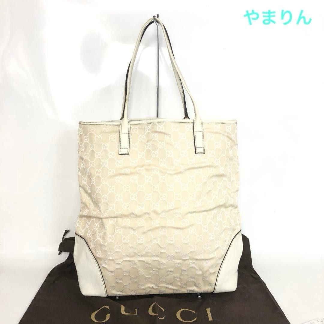 人気 格安】 GUCCI グッチ GG キャンバス ハンドバッグ 船型 トート 