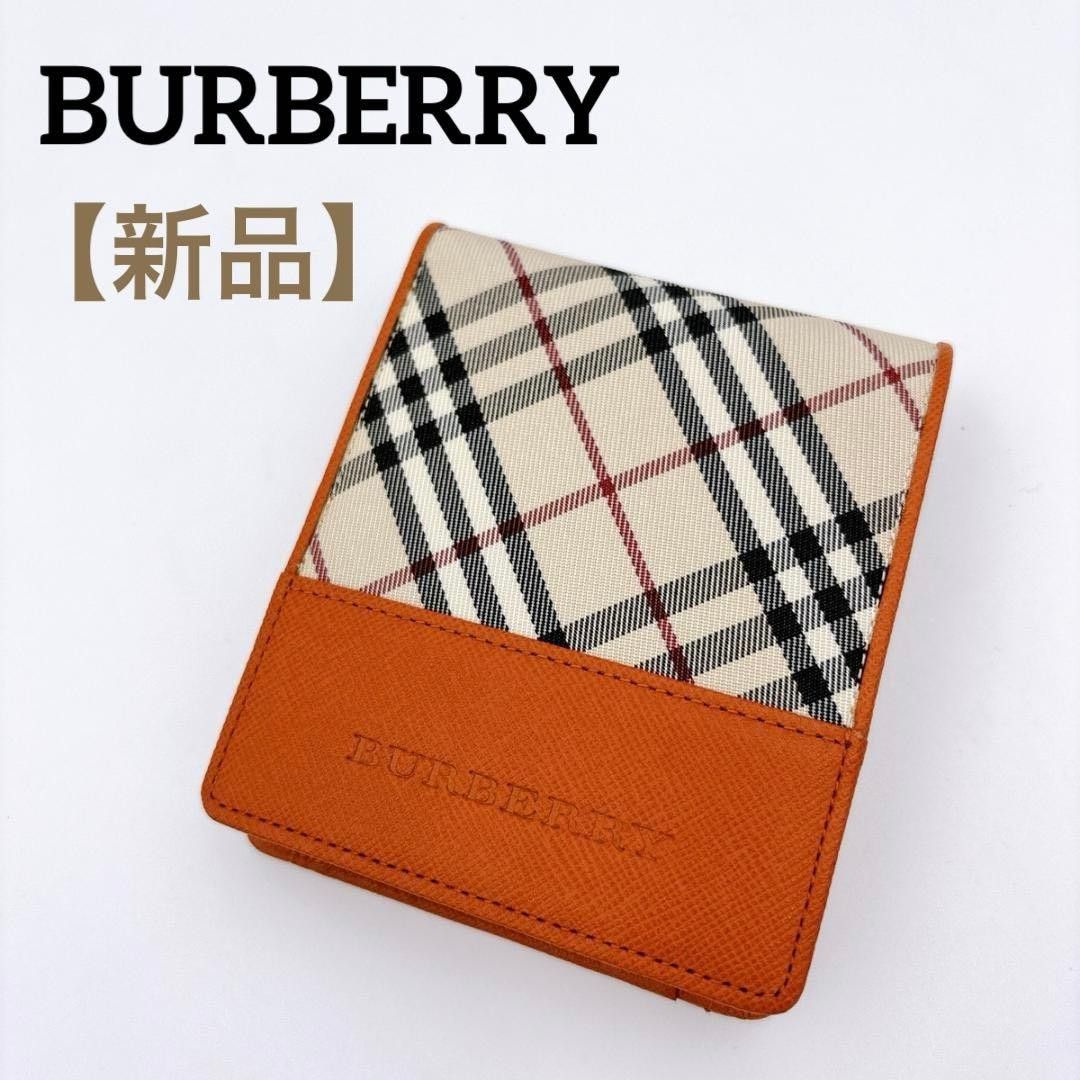 BURBERRY バーバリー ノバチェック 長財布 ベージュ レザー