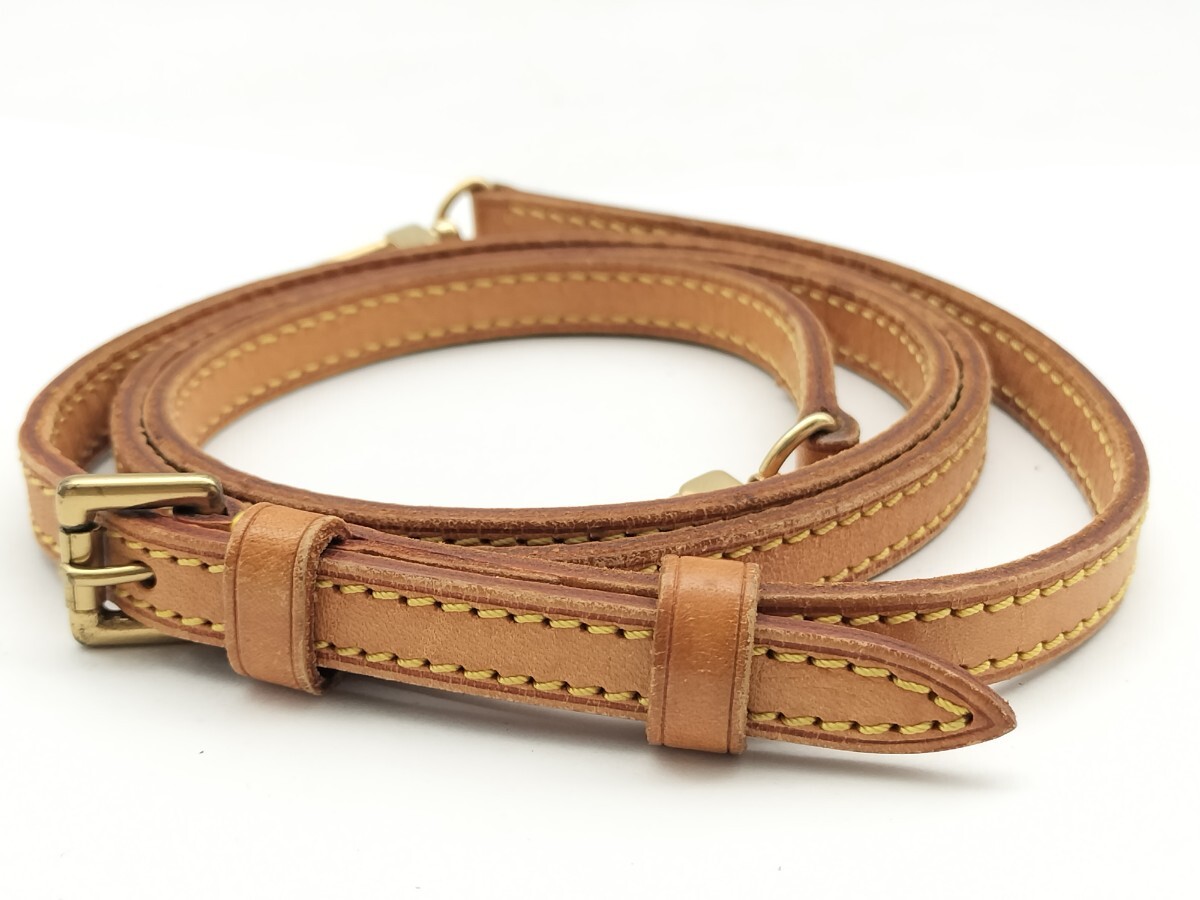 ヴィトン VUItton レザー ヌメ革 ショルダーストラップ ベルト MB59 