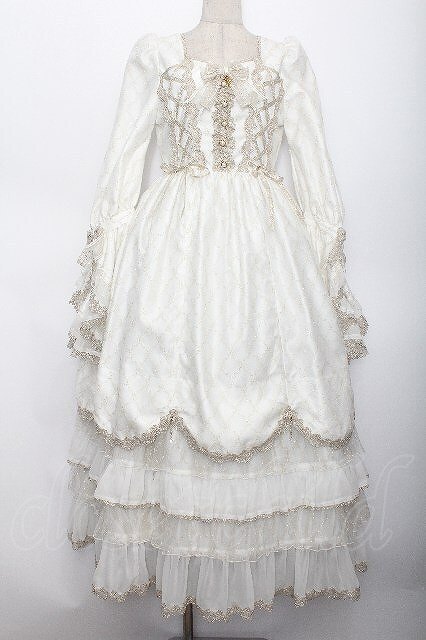 Preview of ALICE and the PIRATES / Bijou Princess～私の愛おしい宝物～ワンピースドレス 白 S-26-05-06-1005-PA-OP-AS-ZS