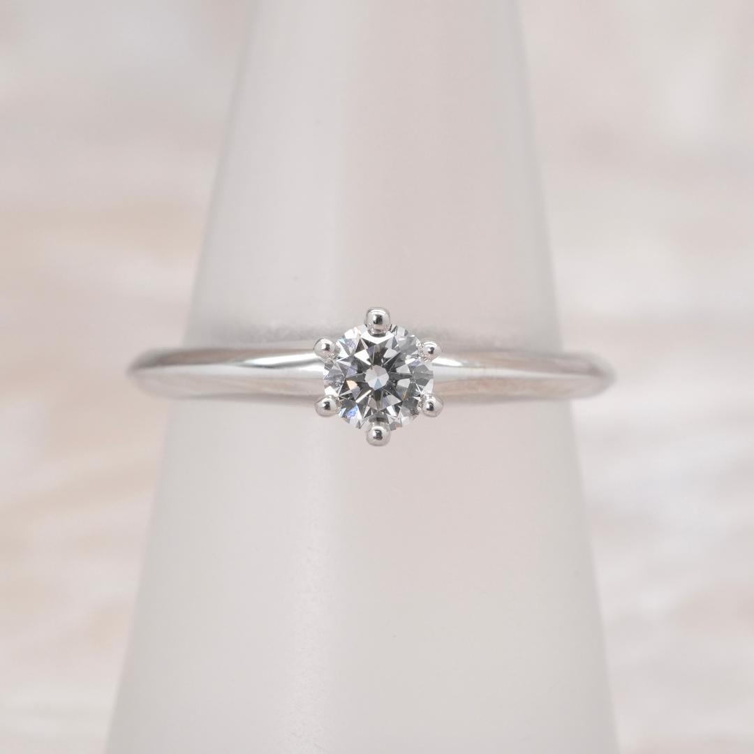 41821 ☆BVLGARI☆ グリフ 婚約指輪 ダイヤモンド 0.46ct PT950 | Shop 