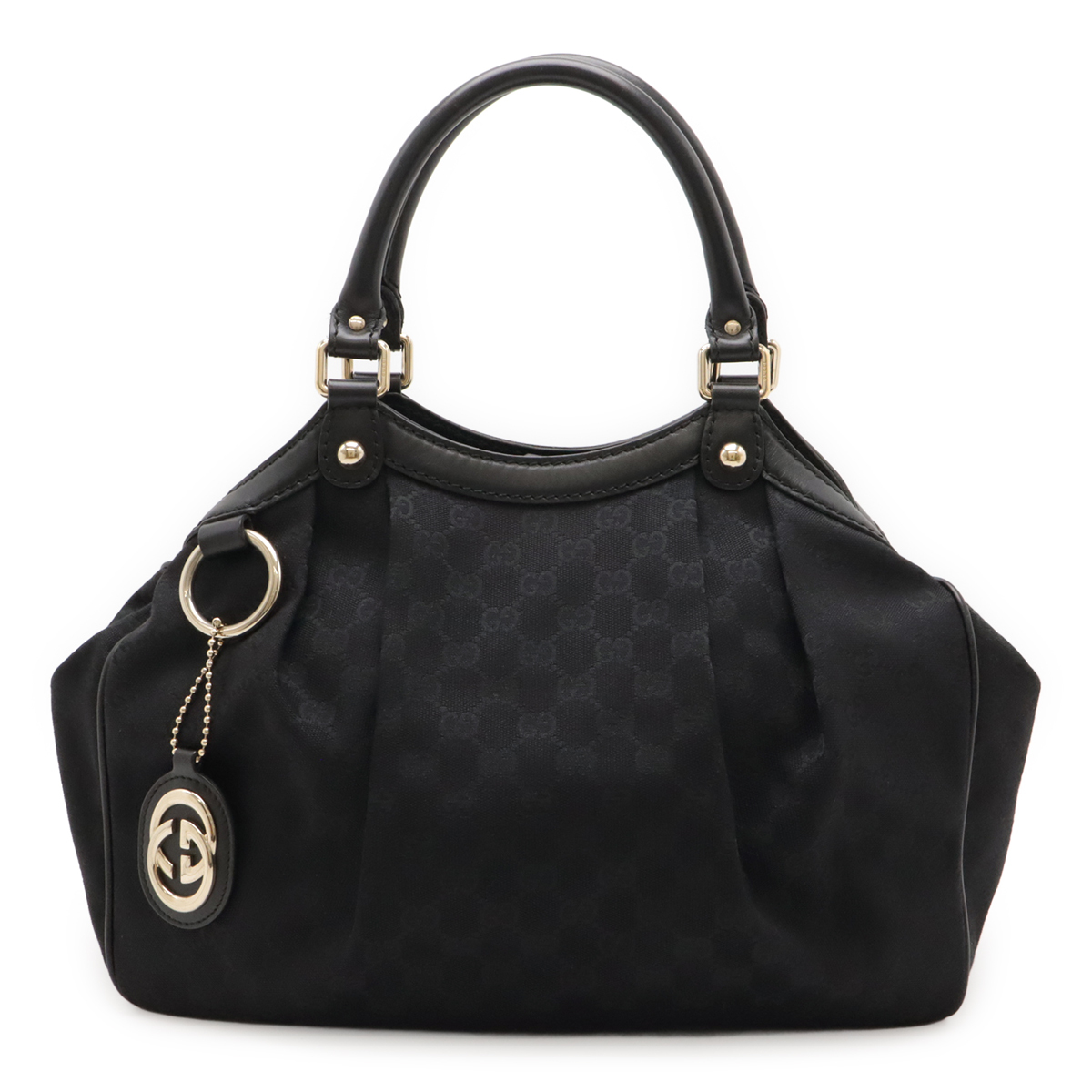 1円 GUCCI グッチ シマ GG柄 スーキー トートバッグ ハンドバッグ 