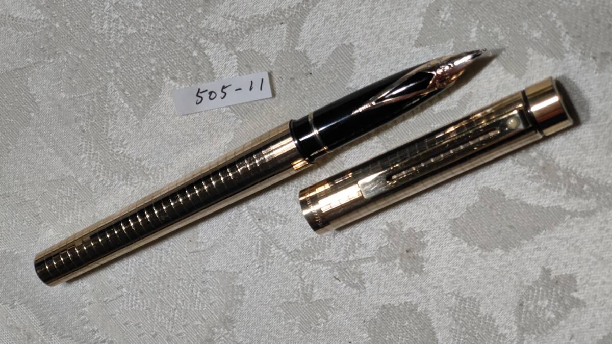 2本とも筆記可能】ペン先14Kで軸スターリングシルバー、Parker 万年筆