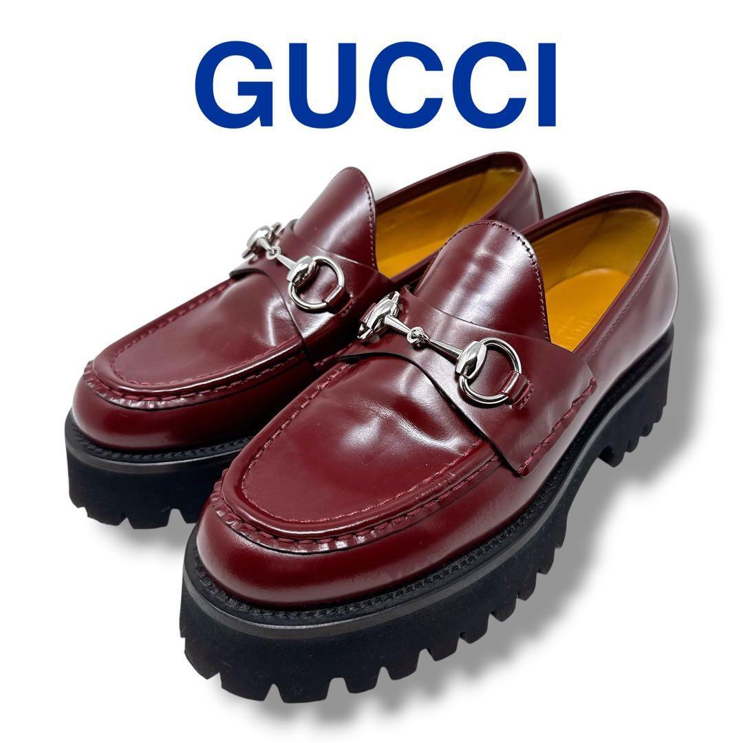 23AW 定価16.5万 新品未使用 GUCCI グッチ ラグソール ホースビット 